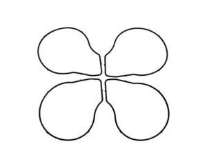 Custom rubber gasket seal