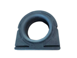 Molded rubber silicone part