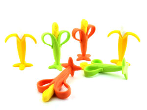 Molded rubber silicone part