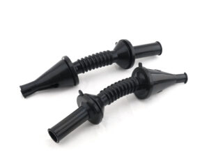 Molded rubber silicone part