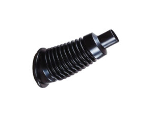 Molded rubber silicone part